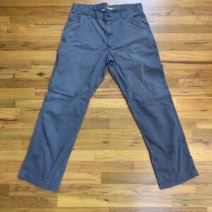 Carhartt Mens Relaxed Fit Work Pants Gray Size 36x34 Utility Durable